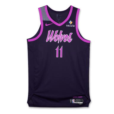 View full screen - View 1 of Lot 51. Naz Reid Minnesota Timberwolves 2025-2026 Game Worn City Edition Jersey | Matched to 3 Games.