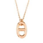 Hermès Farandole Pendant Necklace of Rose Gold Size PM