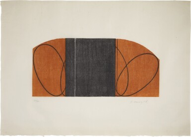 View full screen - View 1 of Lot 131. Brown/Black Zone Print.