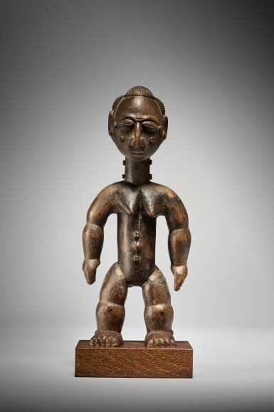 View full screen - View 1 of Lot 73. Tchaman (Ebrie) or Akye (Attie) Figure, Lagoons Region, Côte d'Ivoire.