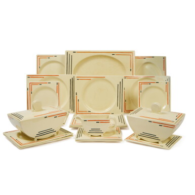 View full screen - View 1 of Lot 467. A Clarice Cliff 'Biarritz' Dinner Service, circa 1930.