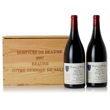 View full screen - View 1 of Lot 6740. Beaune Premier Cru, Hospices de Beaune Cuvée Guigone de Salins 2007 Faiveley (6 MAG).