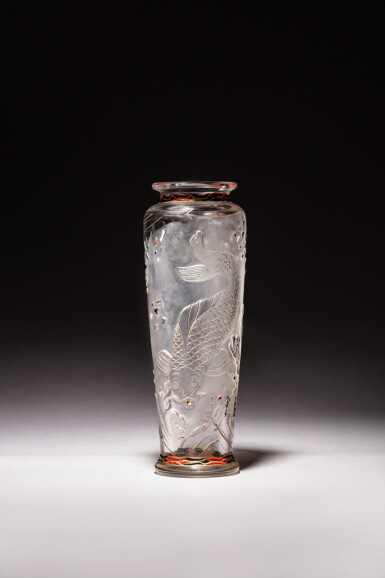 View full screen - View 1 of Lot 54. Carpe vase, circa 1885 – 1890.