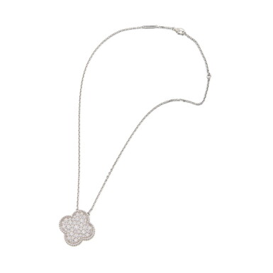 View full screen - View 1 of Lot 322. Diamond 'Magic Alhambra' Pendant-Necklace, France.