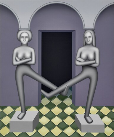 View full screen - View 1 of Lot 5506. Caryatid Denied | 被女像柱拒绝.