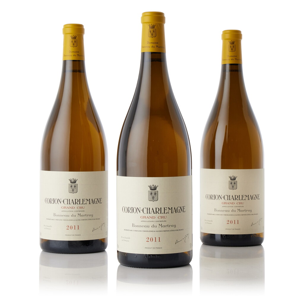 View full screen - View 1 of Lot 6330. Corton Charlemagne 2011 Bonneau du Martray (3 MAG).