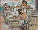 Adrien Jean Le Mayeur de Merprès 勒邁耶 | Three Balinese Maidens 三位巴厘女子