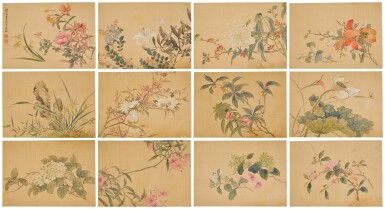 View full screen - View 1 of Lot 215. Ma Yuanyu, Flowers.