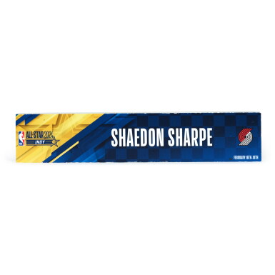 View full screen - View 1 of Lot 66. Rising Star’s 2024 ‘NBA All-Star Weekend’ Locker Room Nameplates | Set of 9 | Jalen Duren, Dyson Daniels, Jeremy Sochan, Shaedon Sharpe, Walker Kessler, Jacob Toppin, Jabari Smith Jr., Dereck Lively II, and Vince Williams Jr..