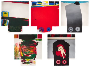 View full screen - View 1 of Lot 421. A Fleet of Buses (Lloyd 37a-e).