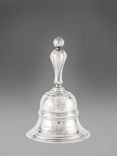View full screen - View 1 of Lot 674. A Dutch Silver Table-Bell, Pieter Bartholomeus Van Linden, Amsterdam, 1772.