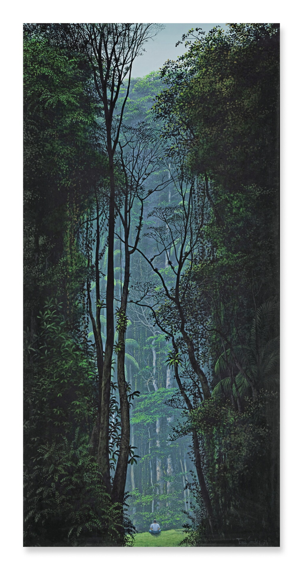 View full screen - View 1 of Lot 921. Meditando en la pequeñez de un cuerpo.