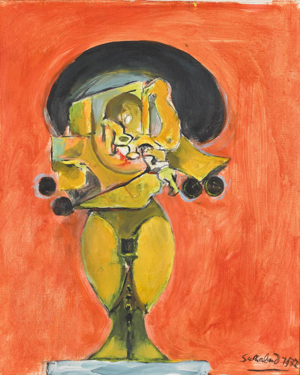 View full screen - View 1 of Lot 157. GRAHAM SUTHERLAND | STANDING ROCK FORM .