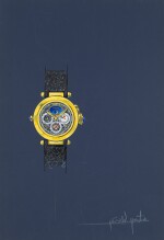 Design of a Cartier Pasha with accompanying NFT Circa 1982
