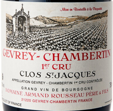 View full screen - View 1 of Lot 9005. Gevrey Chambertin, Clos St. Jacques 2015 Domaine Armand Rousseau (6 BT).
