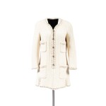 By Karl Lagerfeld Beige Tweed Tunic/Mini Dress with Chain-Woven Braid, Ready-to-Wear, circa 2011