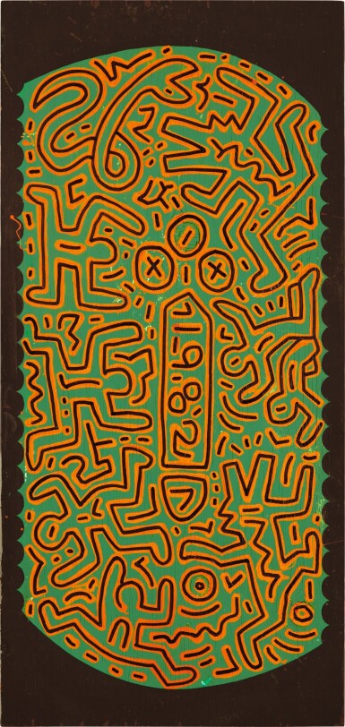 View full screen - View 1 of Lot 419. KEITH HARING | UNTITLED.
