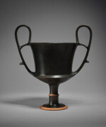 A Boeotian Black-glaze Pottery Kantharos, circa second half of the 5th century B.C.
