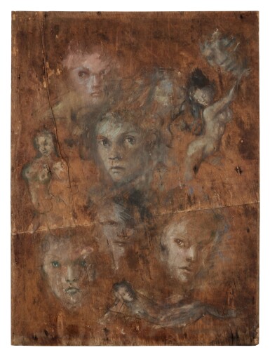 View full screen - View 1 of Lot 1244. Visage imaginaires no. 12/Torre San Lorenzo.