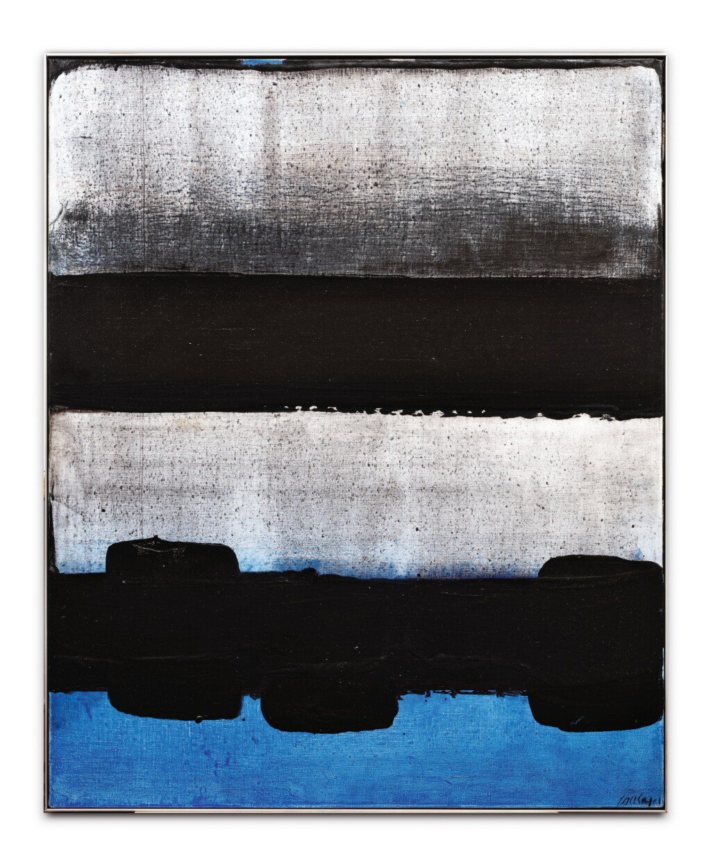 View full screen - View 1 of Lot 109. Peinture 73 x 60 cm, 28 août 1975 .