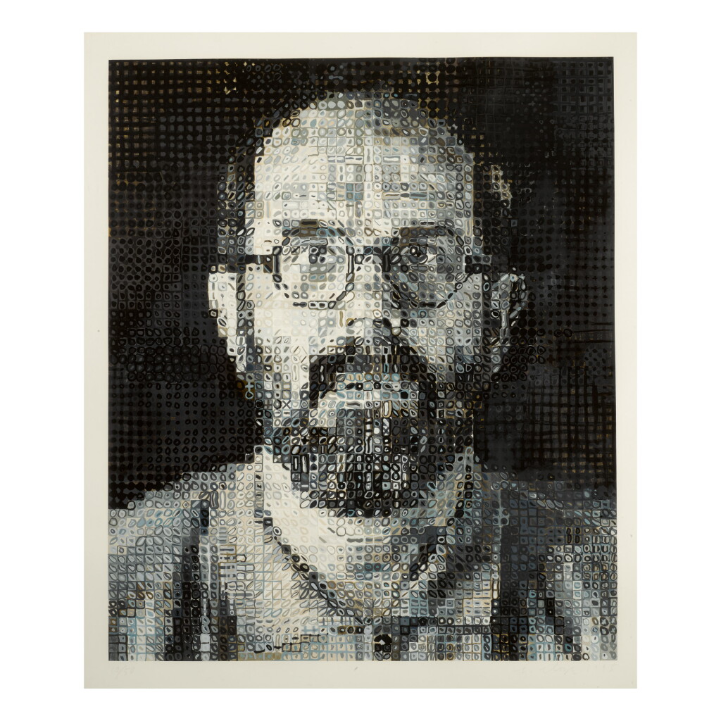 View full screen - View 1 of Lot 19. CHUCK CLOSE | SELF-PORTRAIT.