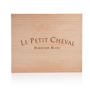 View full screen - View 1 of Lot 463. Le Petit Cheval Blanc 2014 (3 BT).
