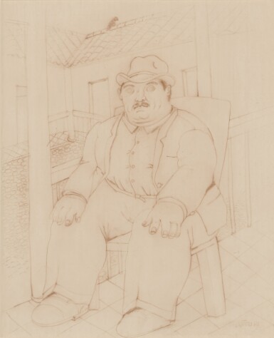 View full screen - View 1 of Lot 179. Seated Man.