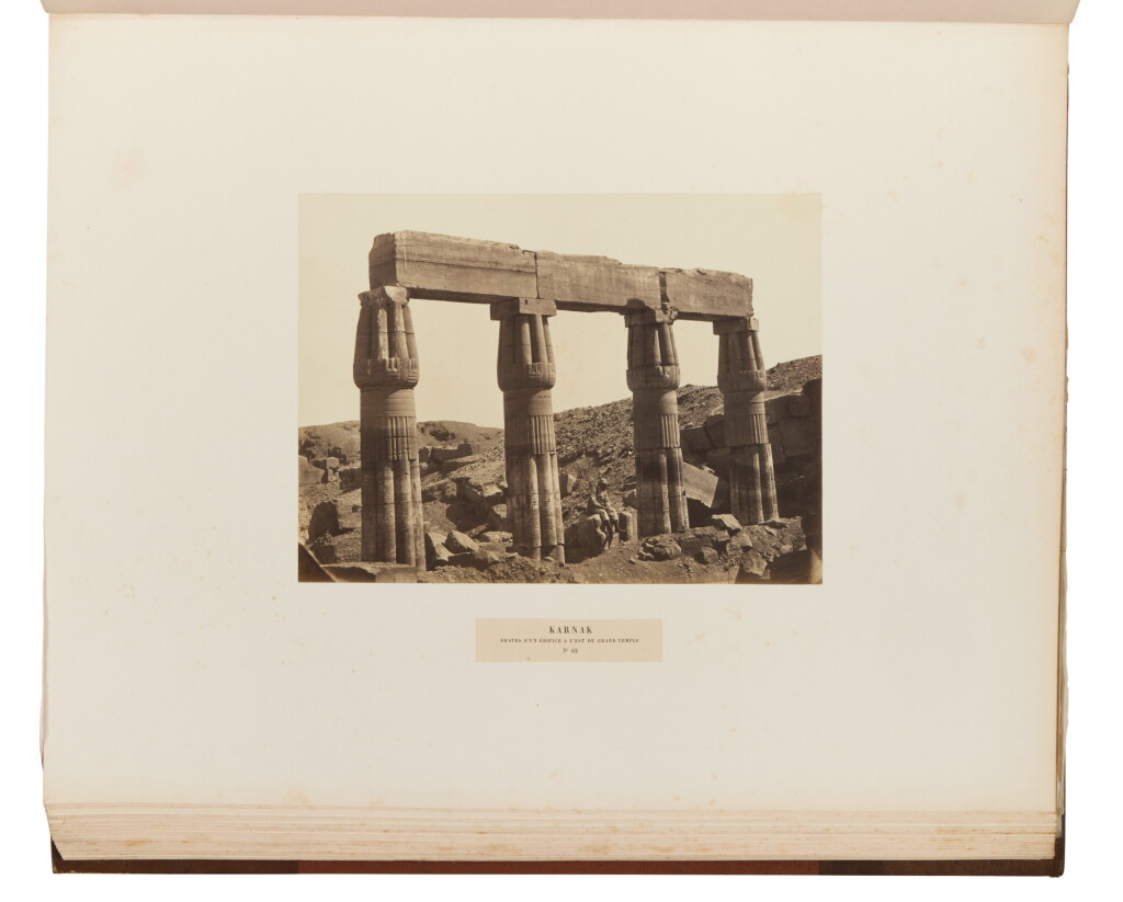 View full screen - View 1 of Lot 19. Rougé, Emmanuel de — Aymard de Banville | An exceptionally rare work from the earliest days of travel photography.