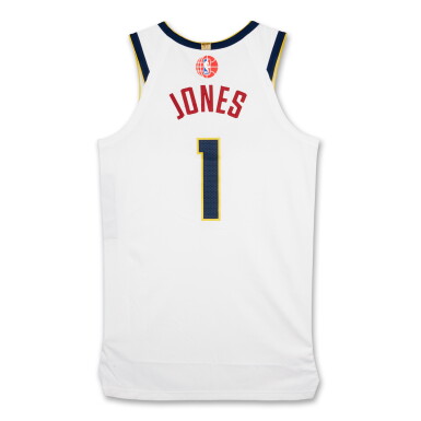 View full screen - View 1 of Lot 68. Curtis Jones ‘Canada Series’ Denver Nuggets 2025-2026 Game Issued Association Edition Jersey | Probable Wear.
