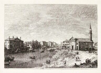 View full screen - View 1 of Lot 32. GIOVANNI ANTONIO CANAL, CALLED CANALETTO | AL DOLO (BROMBERG 4).
