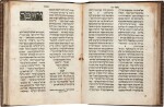 Hebrew Bible printed on parchment, Naples, 1492