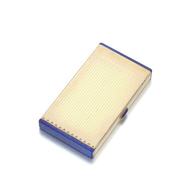 View full screen - View 1 of Lot 790. Cartier Art Deco lapis lazuli cigarette case, circa 1926.