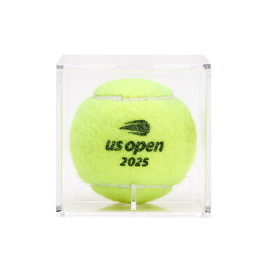 View full screen - View 1 of Lot 3. Sara Errani and Andrea Vavassori v. Iga Świątek and Casper Ruud 2025 US Open Mixed Doubles Finals Match Used Tennis Ball | 3rd Set.
