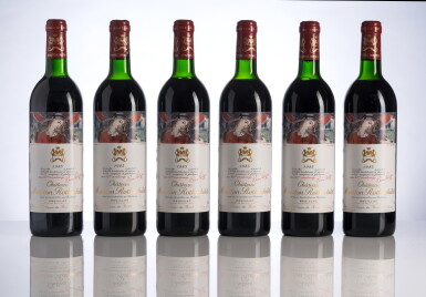 View full screen - View 1 of Lot 55. Château Mouton Rothschild 1985 (12 BT).