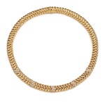 BULGARI | 'SPIGA' GOLD AND DIAMOND NECKLACE | 寶格麗 | 'Spiga' 18K黃金 配 鑽石 項鏈