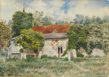 View full screen - View 1 of Lot 648. ARTHUR HUGHES | Study for Home from Sea.