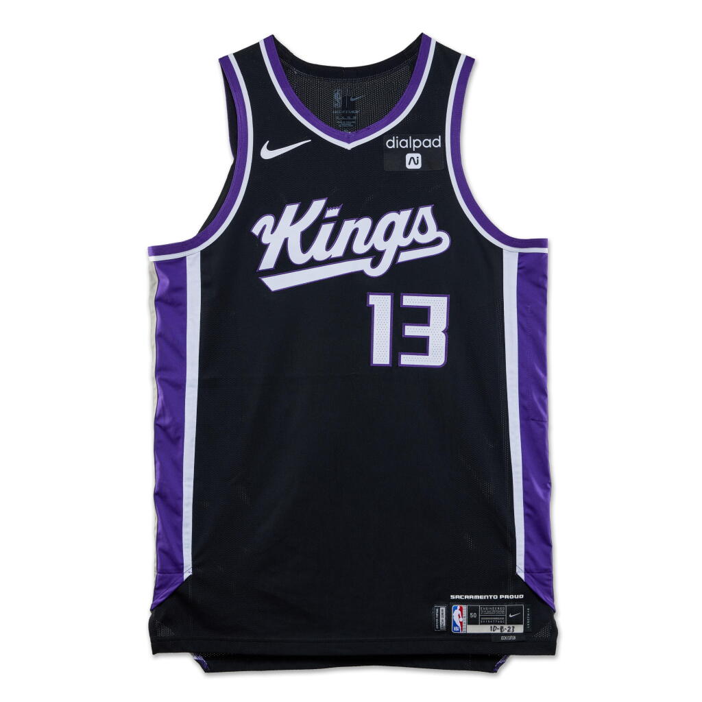 View full screen - View 1 of Lot 234. Keegan Murray ‘Canada Series’ Sacramento Kings 2023-2024 Game Worn Icon Edition Jersey .