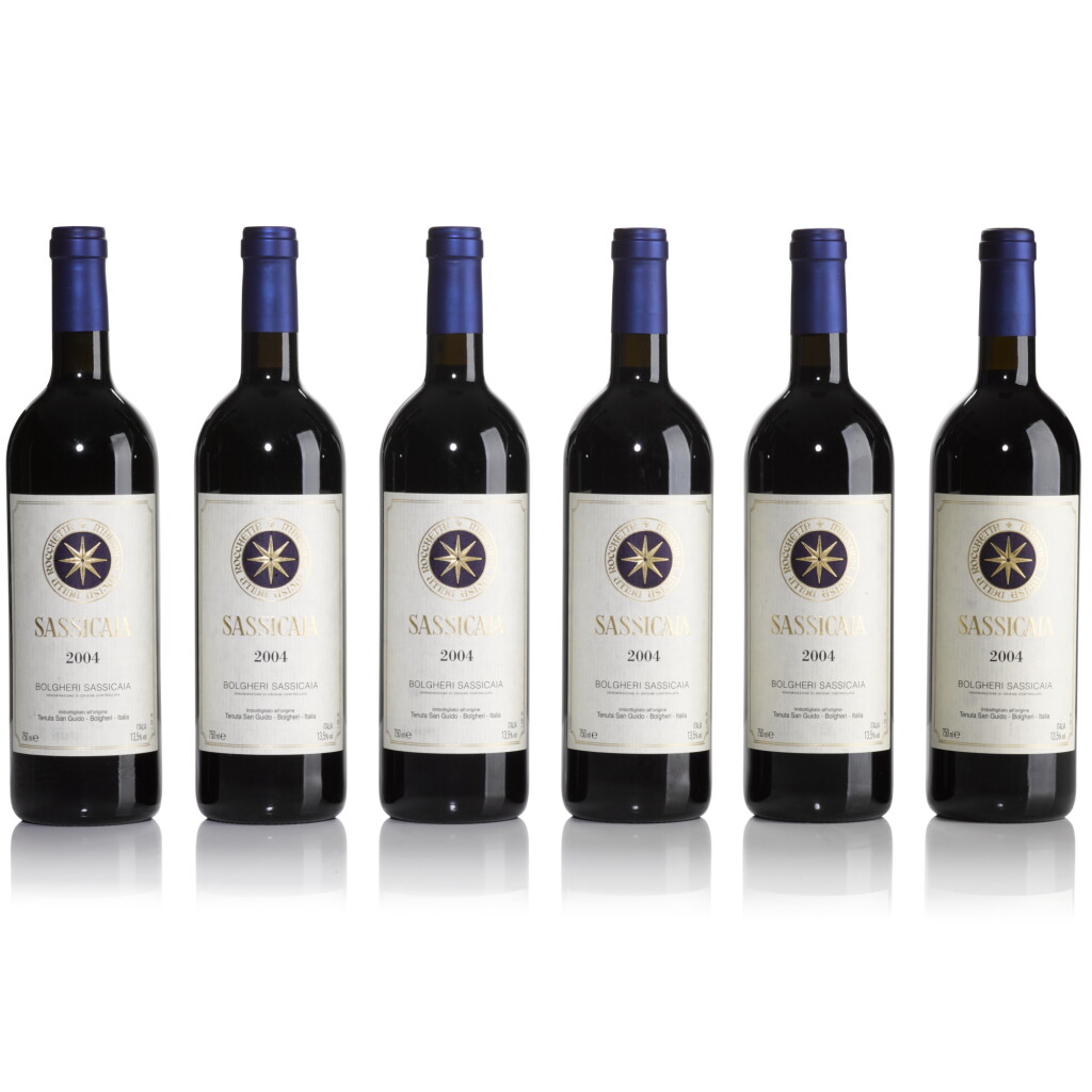 View full screen - View 1 of Lot 599. Sassicaia 2004 (12 BT).