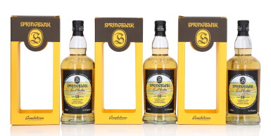 View full screen - View 1 of Lot 253. Springbank Local Barley 10 Year Old 51.6 abv 2011 (3 Bottles 75cl).