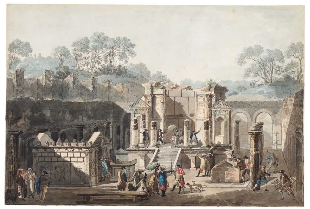 View full screen - View 1 of Lot 68. Temple of Isis at Pompeii (Wollin p. 113 no. 7, see Hind p. 90).