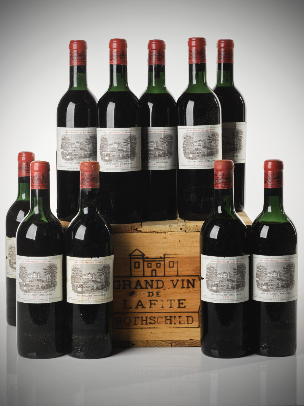 View full screen - View 1 of Lot 86. Château Lafite 1955 (10 BT).