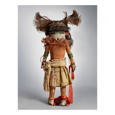 View full screen - View 1 of Lot 12. ZUNI KACHINA FIGURE.