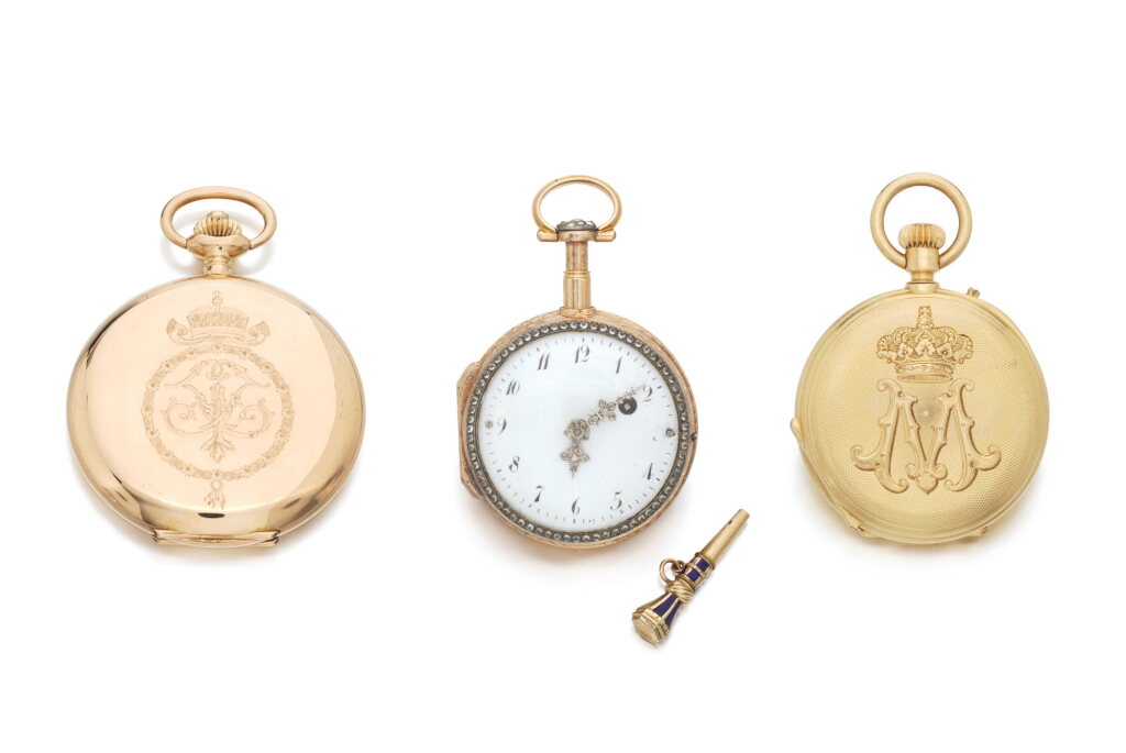 View full screen - View 1 of Lot 1092. Collection of three pocket watches.