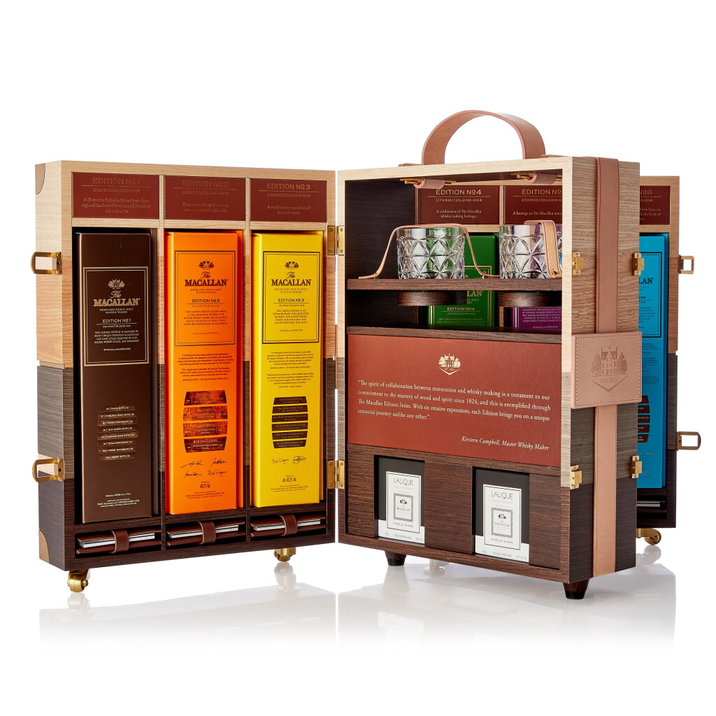 View full screen - View 1 of Lot 6068. The Macallan Edition No. 1 - 6 NV Set (6 BT70).