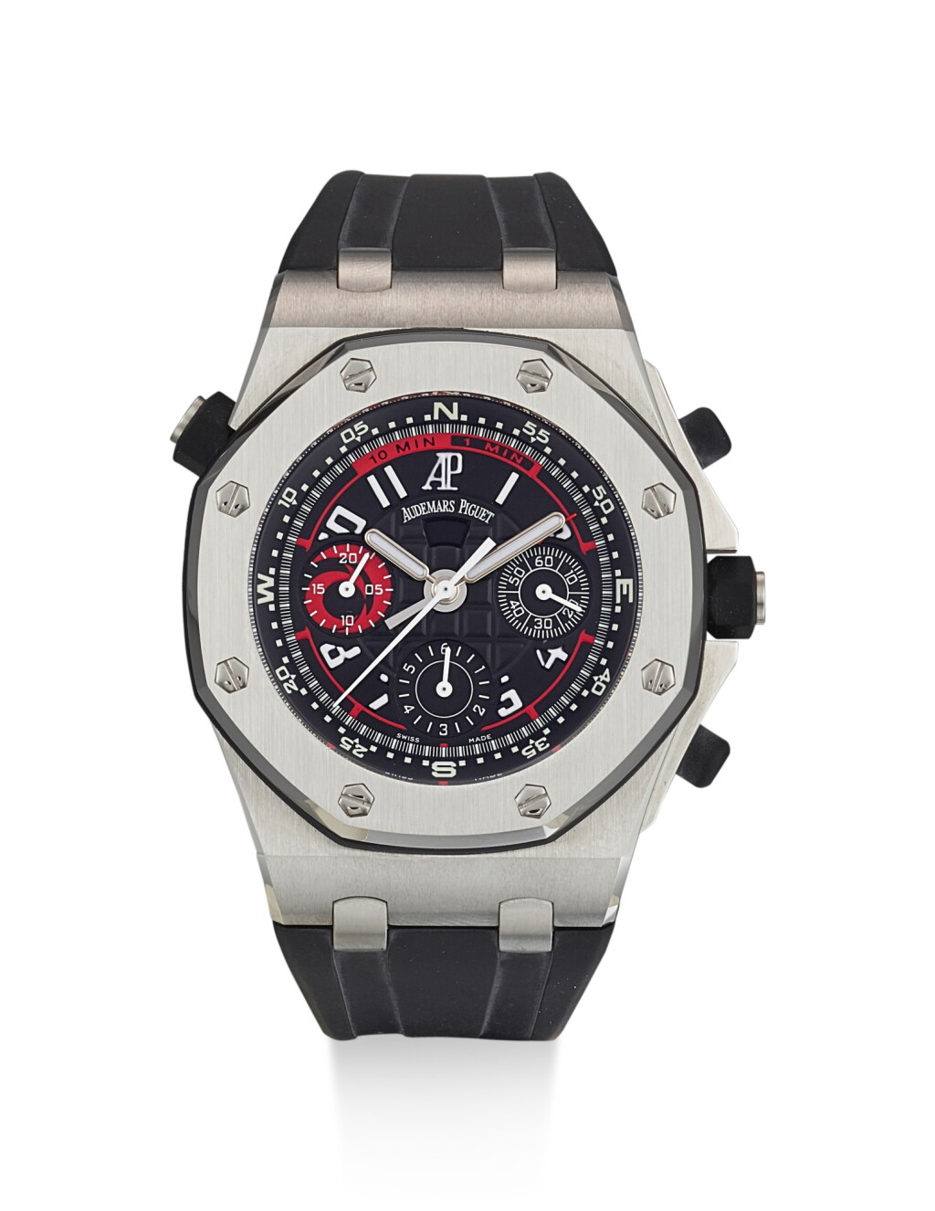 View full screen - View 1 of Lot 8194. AUDEMARS PIGUET | ROYAL OAK OFFSHORE ALINGHI POLARIS, REFERENCE 26040ST.OO.D002CA.01, A LIMITED EDITION STAINLESS STEEL FLYBACK CHRONOGRAPH WRISTWATCH, CIRCA 2005.