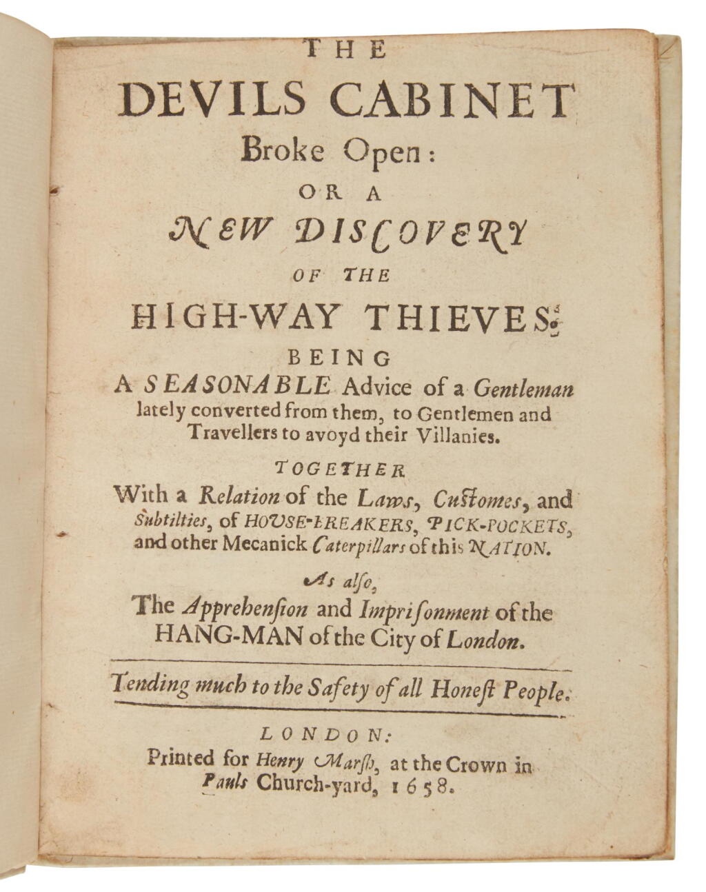 View full screen - View 1 of Lot 95. (Brigands and Thieves) | Thieves; executions and executioners.