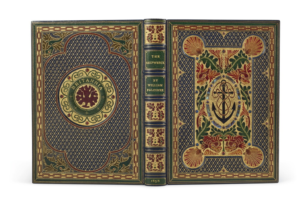 View full screen - View 1 of Lot 50. FALCONER, WILLIAM | The Shipwreck: A Poem. Edinburgh: Adam and Charles Black, 1858.