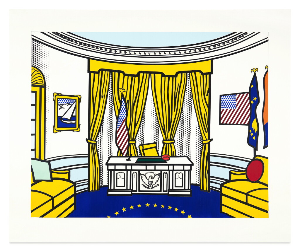 View full screen - View 1 of Lot 20. Oval Office (Study).