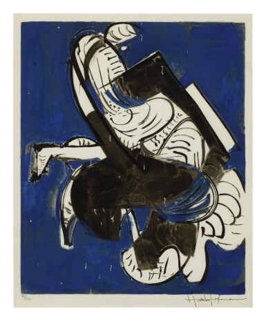 View full screen - View 1 of Lot 47. HANS HOFMANN | COMPOSITION IN BLUE.