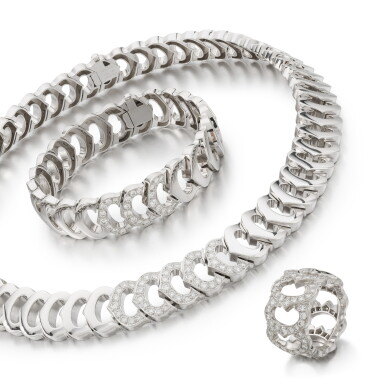 View full screen - View 1 of Lot 126. Diamond suite, 'C de Cartier' .
